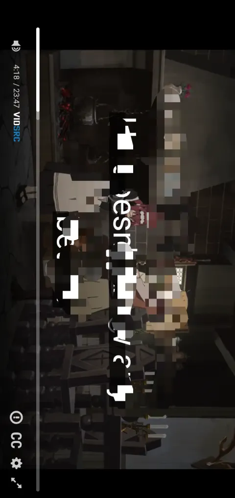AniWatch download and browsing screen on Android